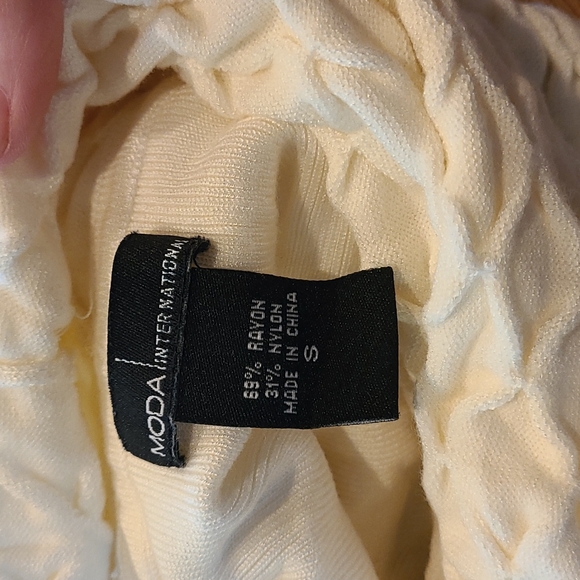 Rare Victoria secret Moda turtleneck sweater dress bodycon winter white - Picture 7 of 8